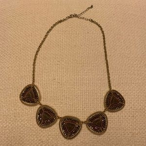 Purple and Gold Necklace